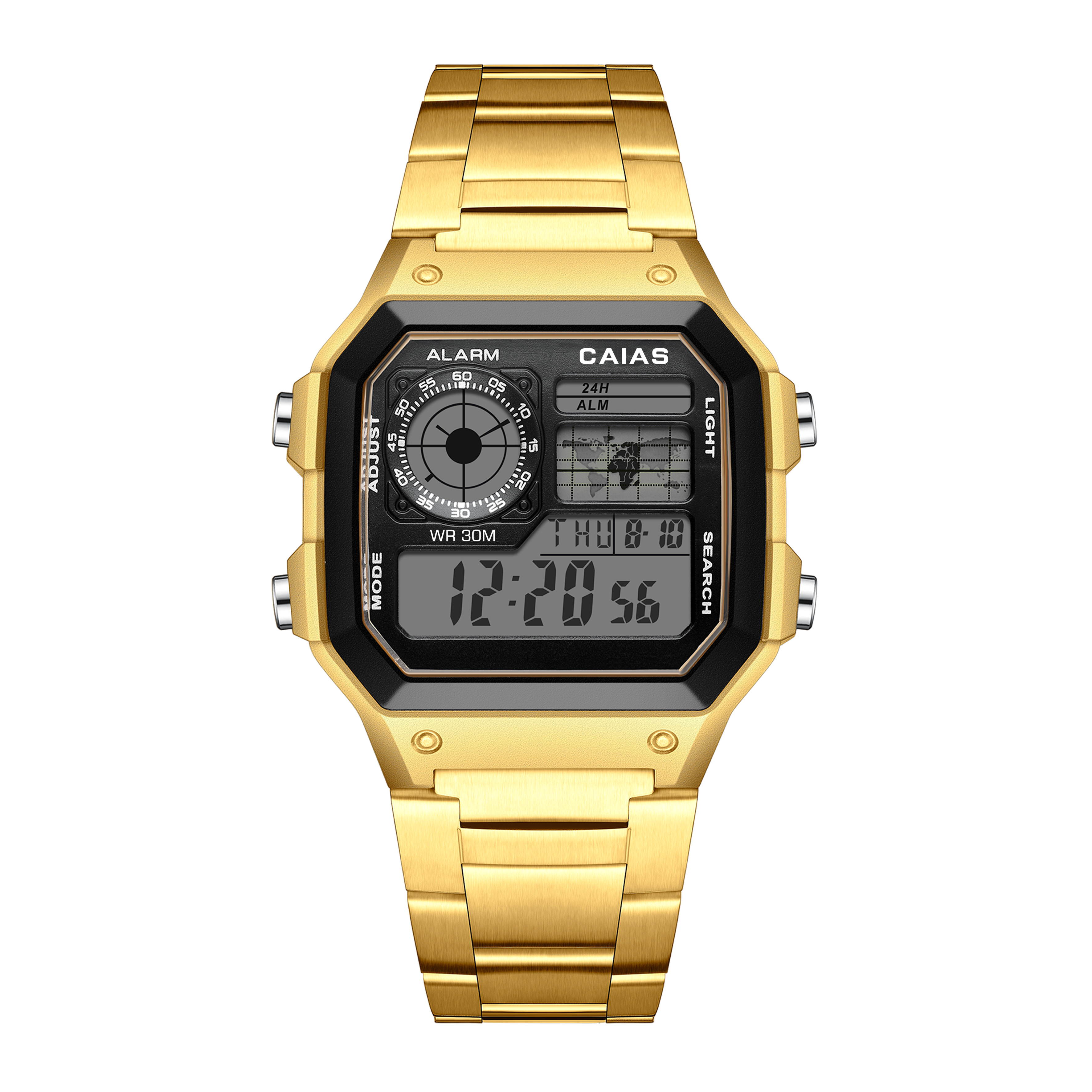 Luxury Watch In The World - G-SHOSU Men's Digital Watch: Asymmetrical Dial,