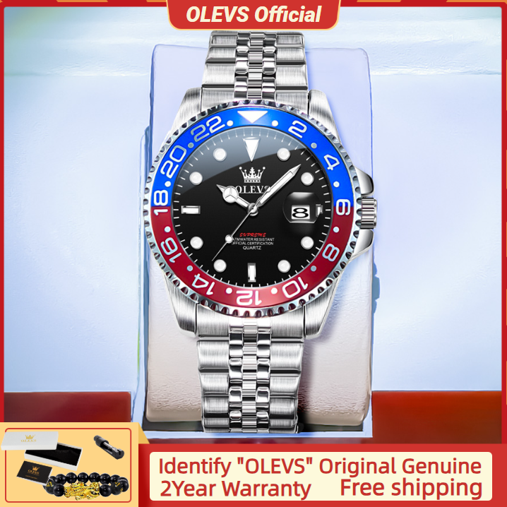 Luxury Watch Men - OLEVS 5657 Original Brand Men's Watch