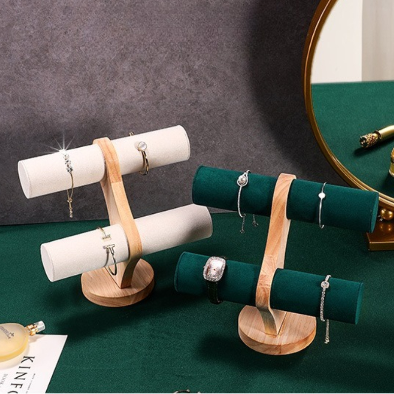 Luxury Watch E Jewellery - Solid Wood Bracelet Stand Luxury Watch