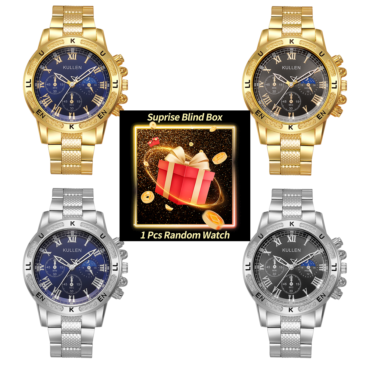 Luxury Watch Men - 1PC Surprise Mystery Watch Blind Box-Luxury