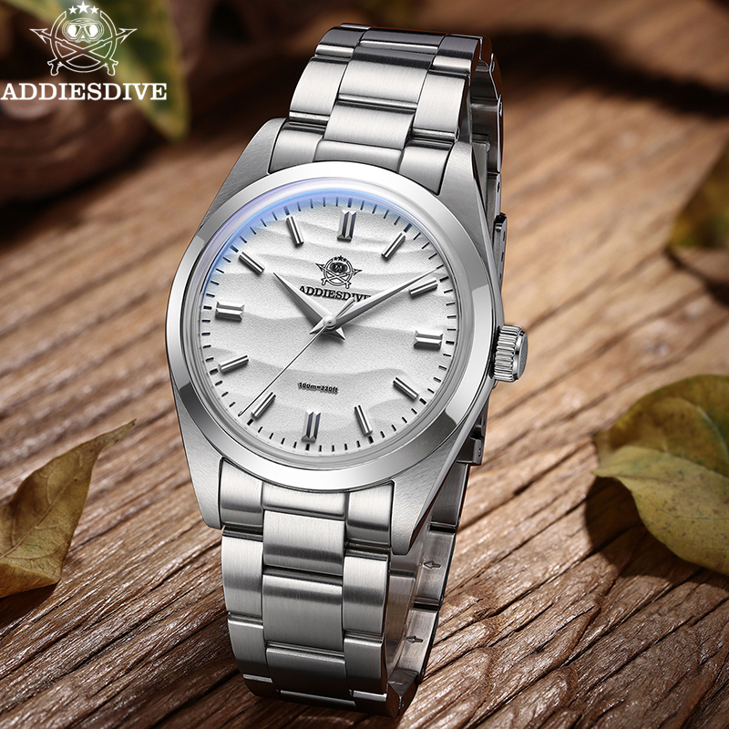 Luxury Watch Engraving - ADDIESDIVE VH31 Quartz Men's Watch 36mm
