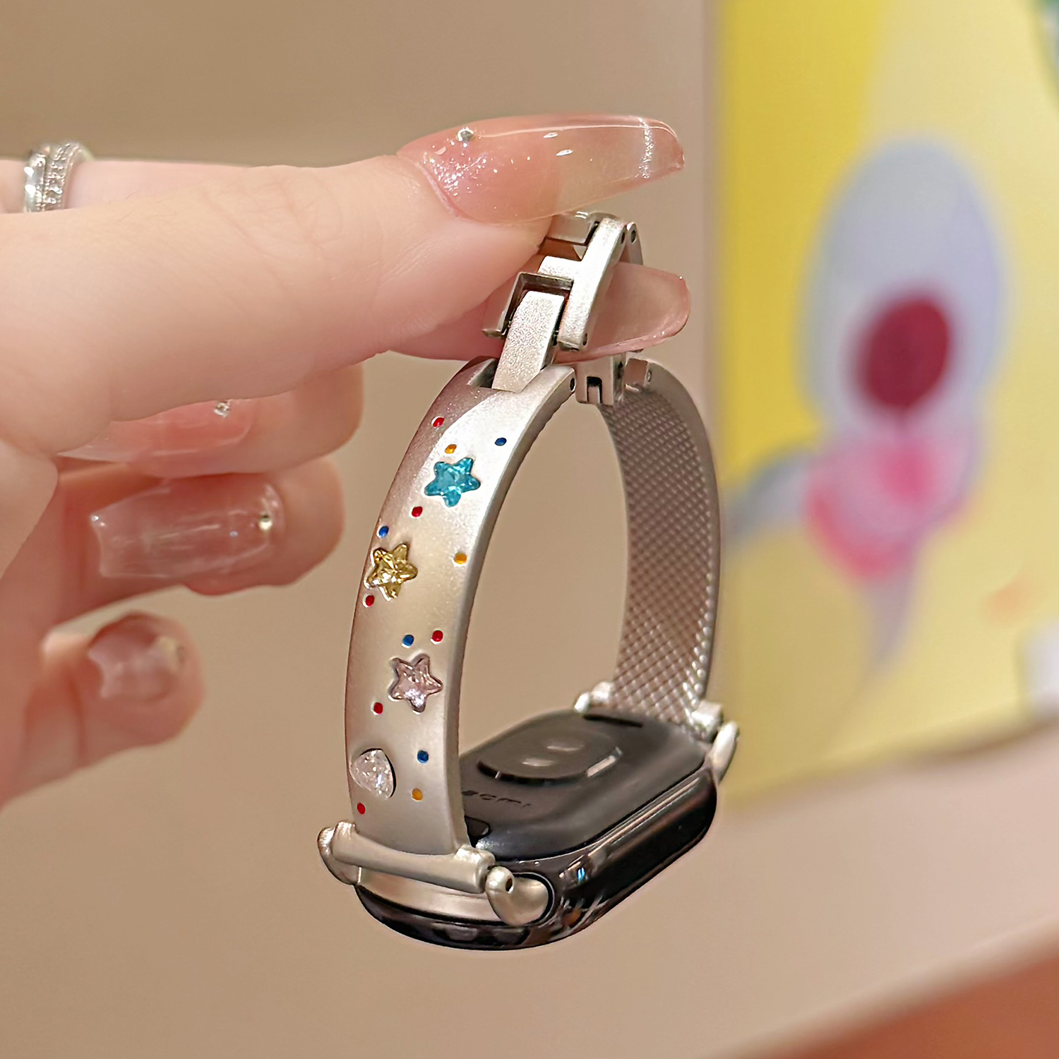 Luxury Watch Kids - Sparkling luxury metal strap for Xiaomi