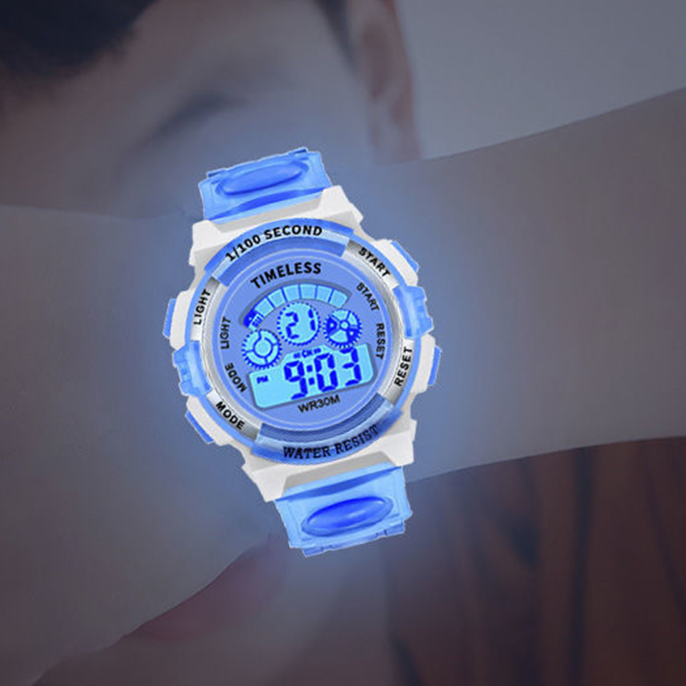 Luxury Watch Kids - Kids Electronic Watches Color Luminous Dial