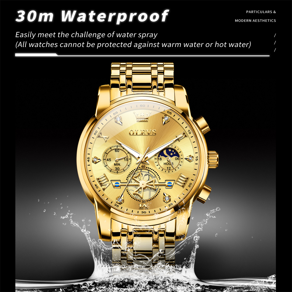 Luxury Watch Men - OLEVS 2856 Brand original authentic watches