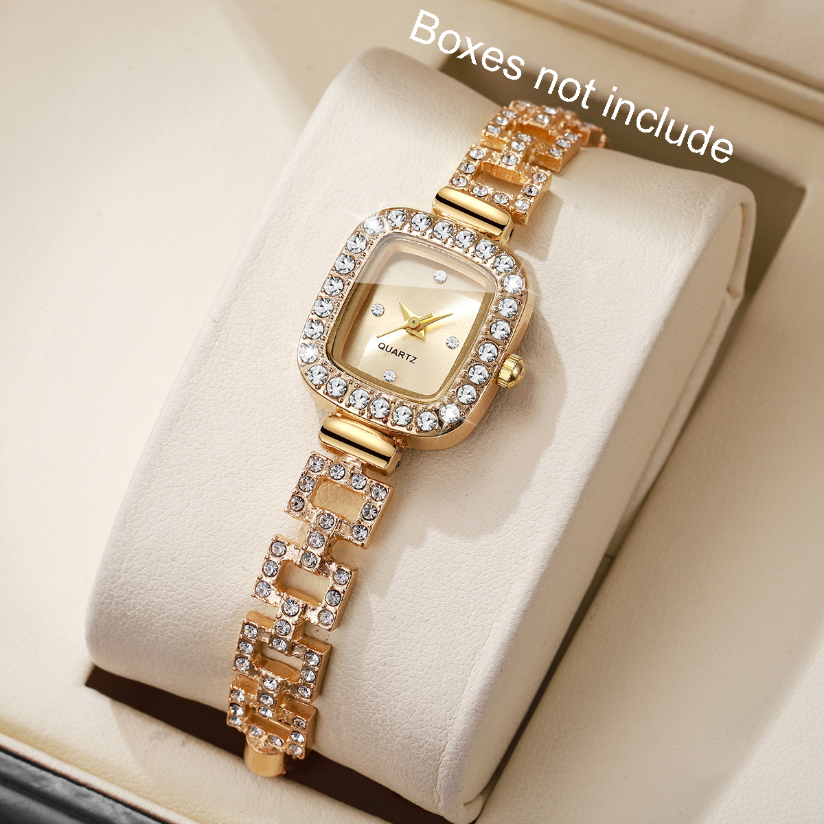 Luxury Watch Travel Case - Luxury Rhinestone Bracelet Strap Women Watches