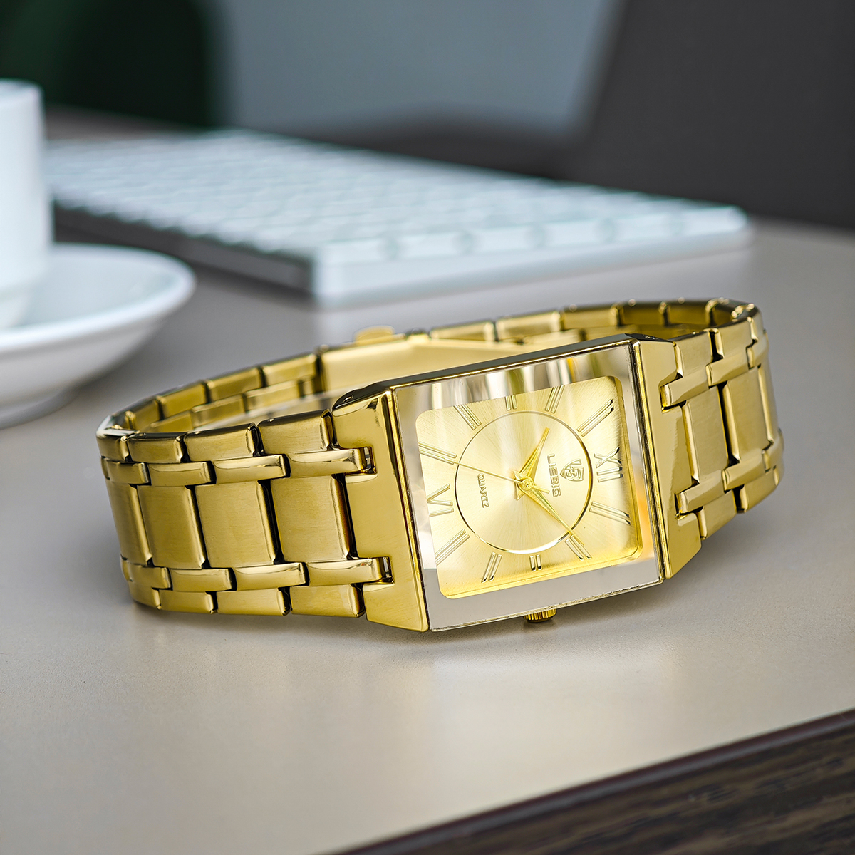 Luxury Watch List - LIEBIG Fashion Simple Stainless Steel Strap
