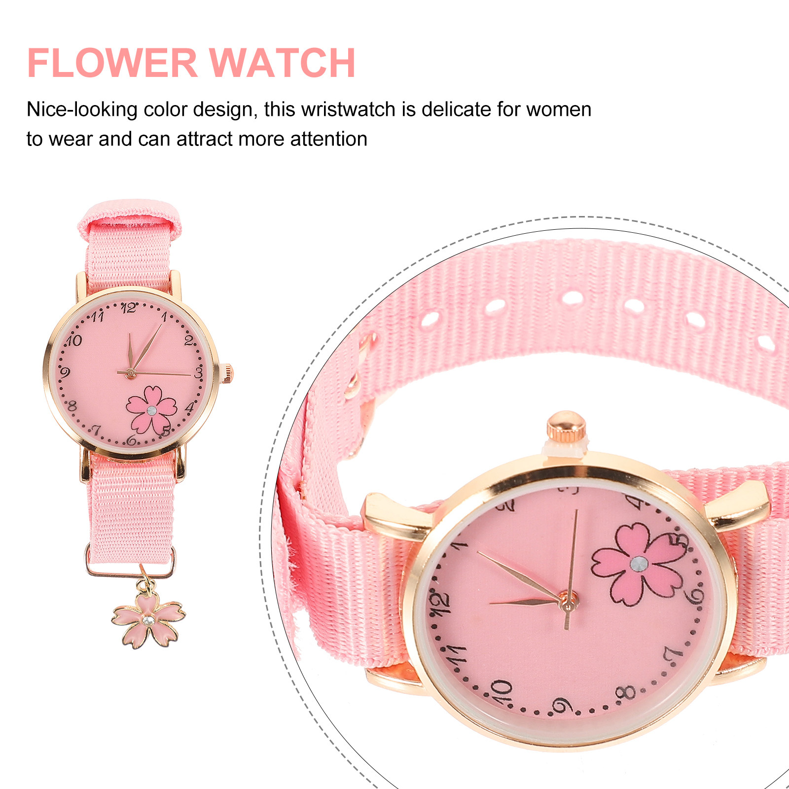 Kids Breathable Floral Canvas  - Luxury Watch Kids 리뷰 및 가격