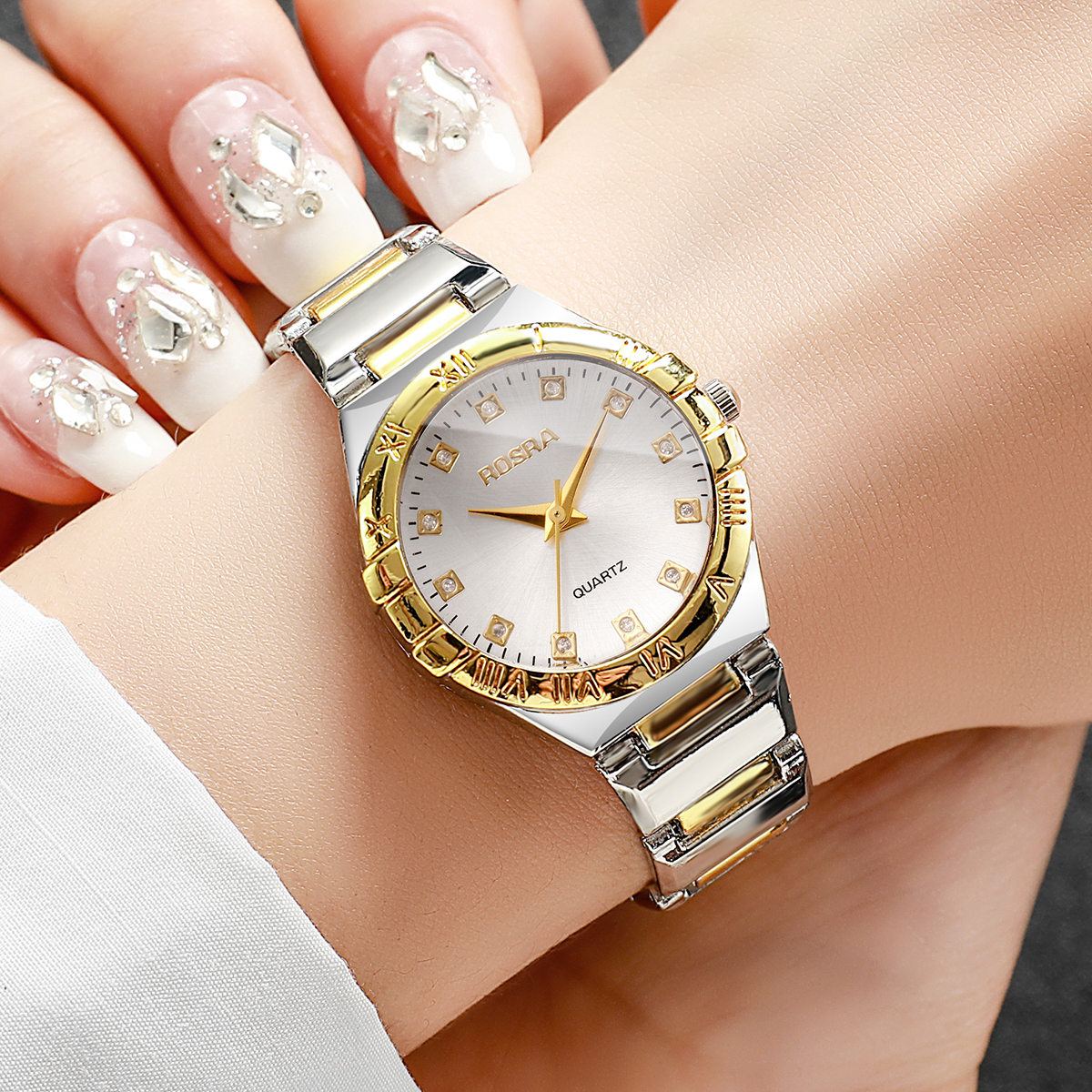 Luxury Rhinestone Women Quartz - Luxury Watch Travel Case 리뷰 및 가격