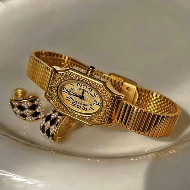 Vintage Women's Gold Bracelet  - Luxury Watch Engraving 리뷰 및 가격