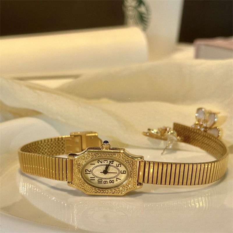 Vintage Women's Gold Bracelet  - Luxury Watch Engraving 리뷰 및 가격