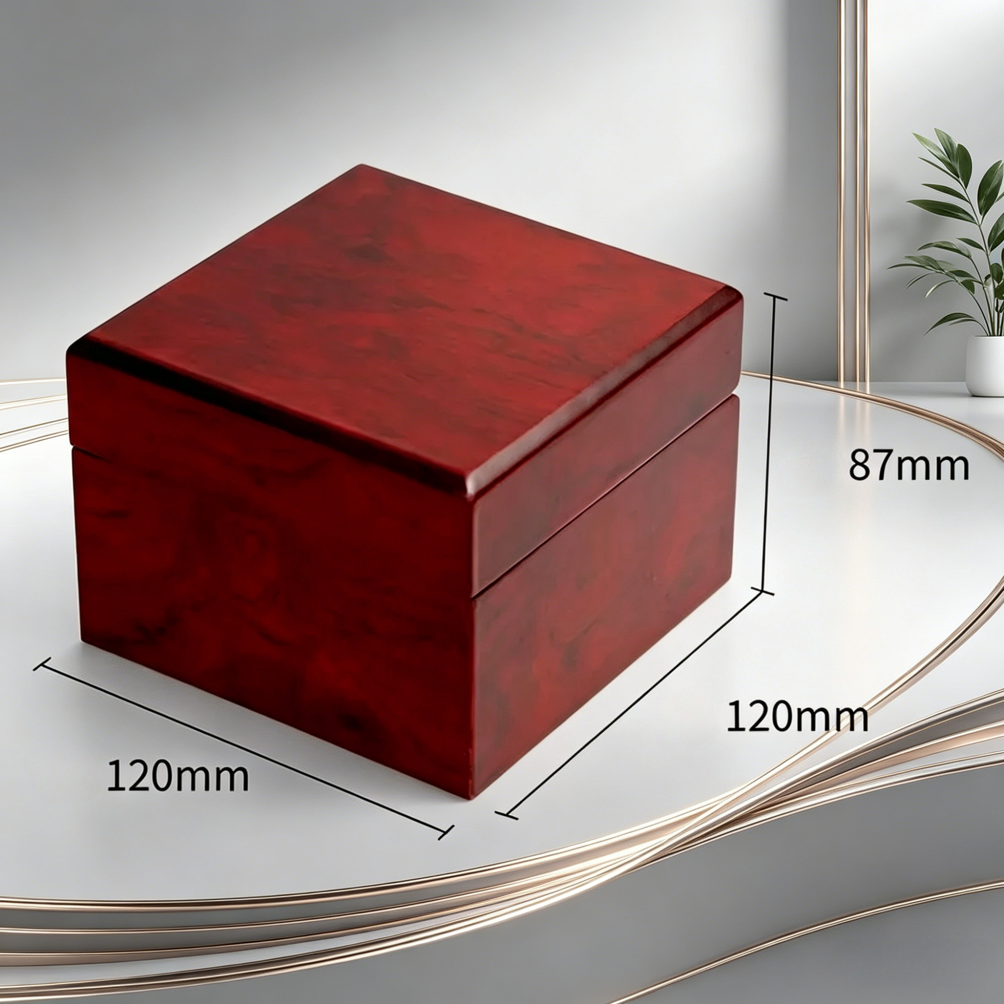 Luxury Red Wooden PU Leather W - Luxury Watch Travel Case 리뷰 및 가격
