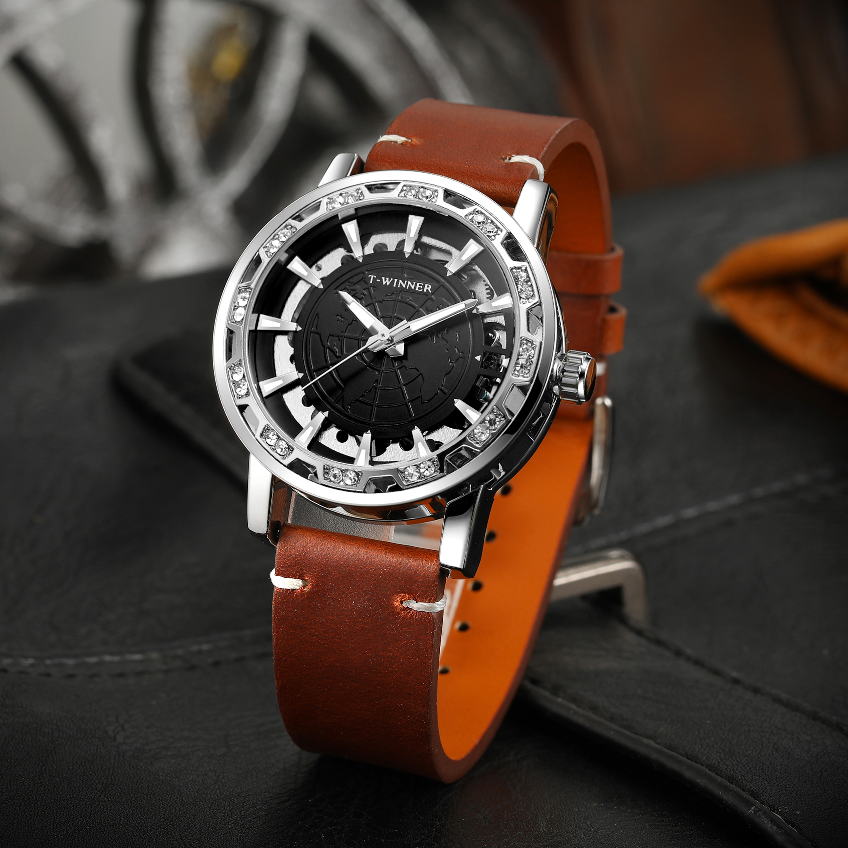 T-WINNER World Map Dial Manual - Luxury Watch In The World 리뷰 및 가격