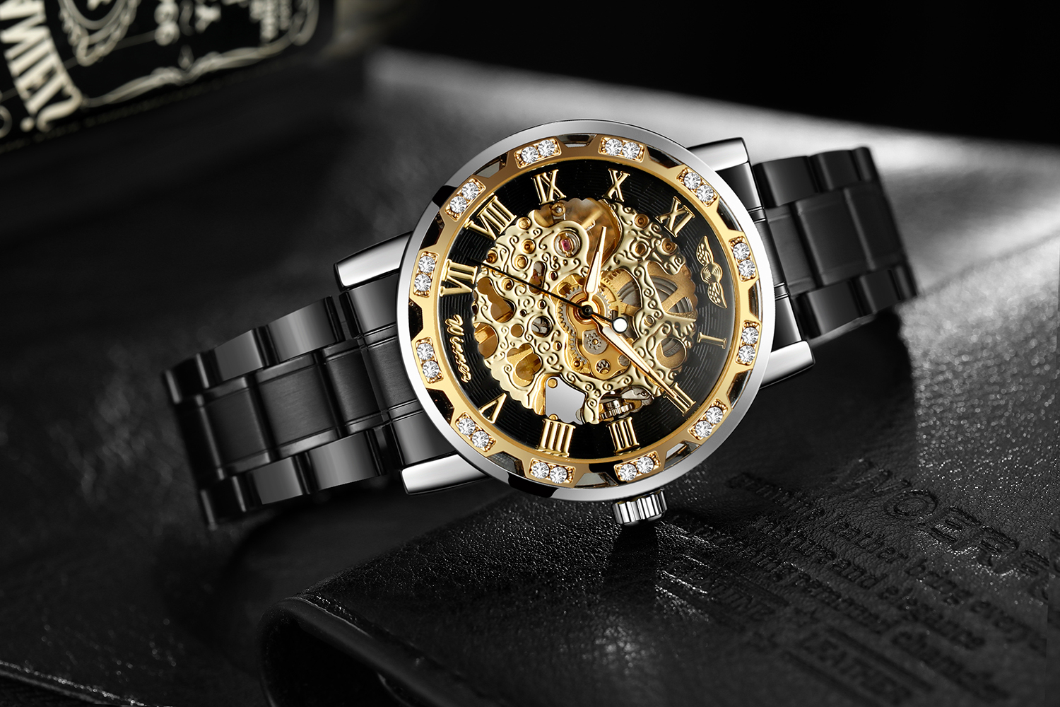 T-WINNER Fashion Black Casual  - Luxury Watch Engraving 리뷰 및 가격