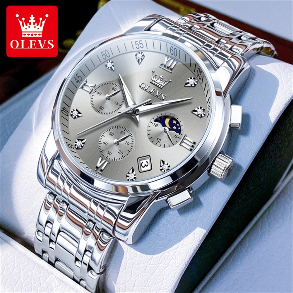 OLEVS 2858 Quartz Watch for Me - Luxury Watch Men 리뷰 및 가격