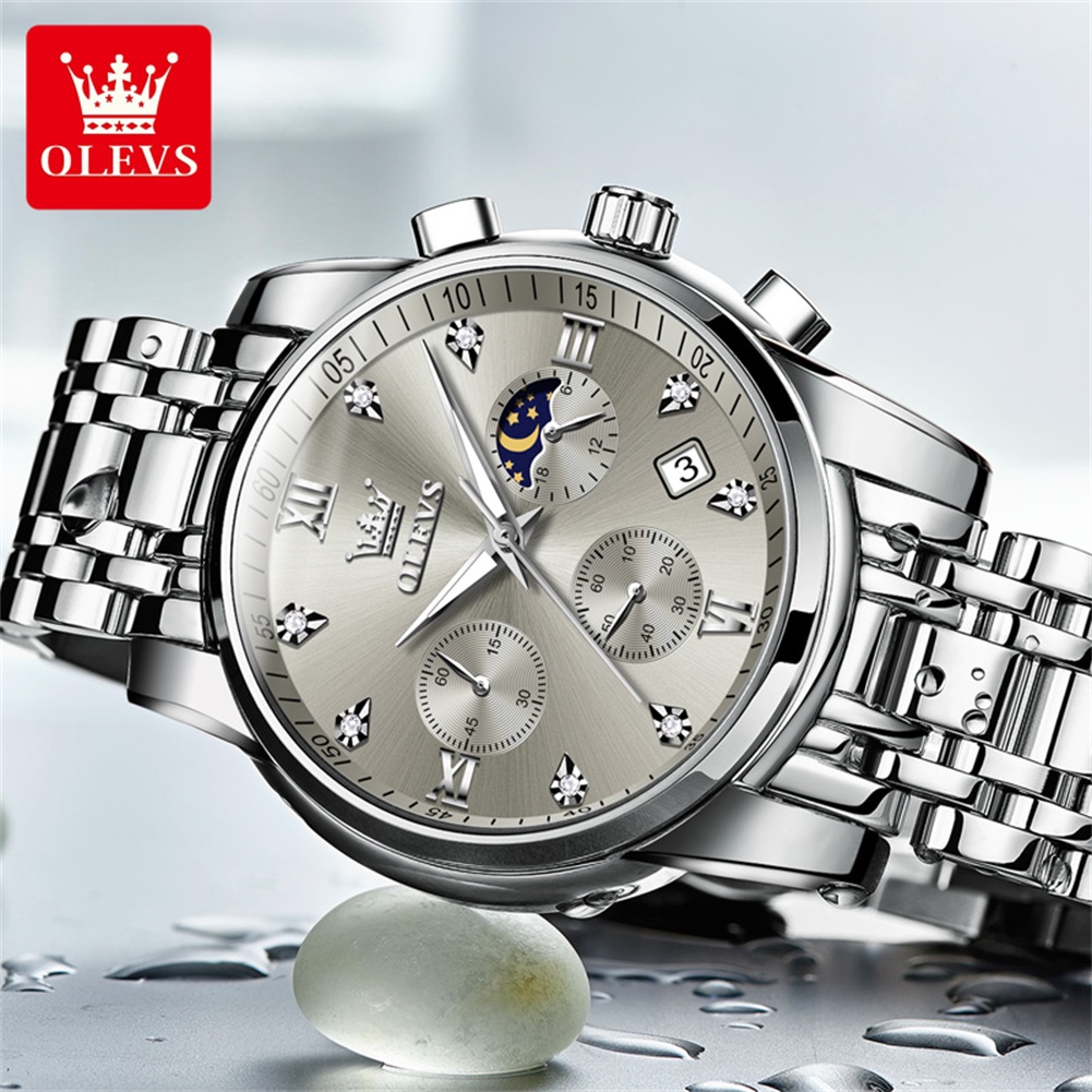 OLEVS 2858 Quartz Watch for Me - Luxury Watch Men 리뷰 및 가격