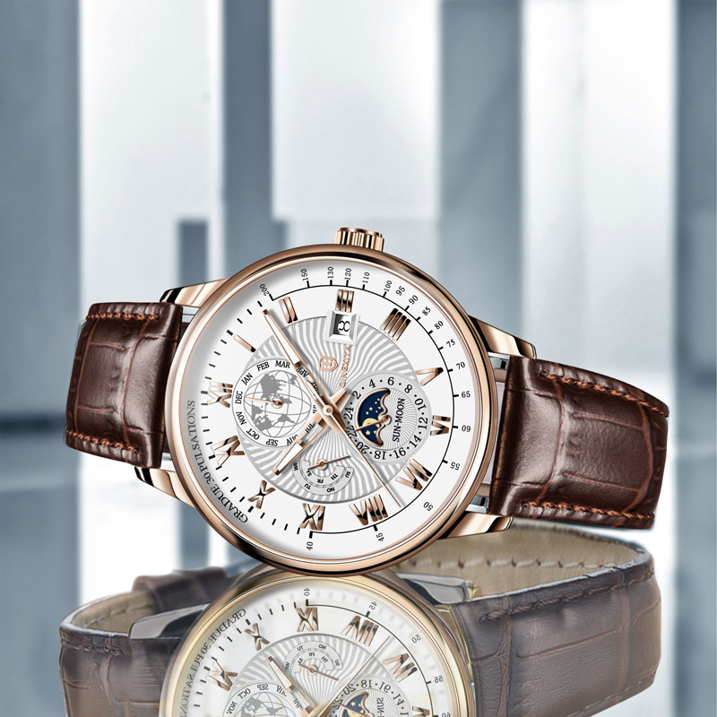 QINGXIYA Brand Fashion Leather - Luxury Watch And Price 리뷰 및 가격