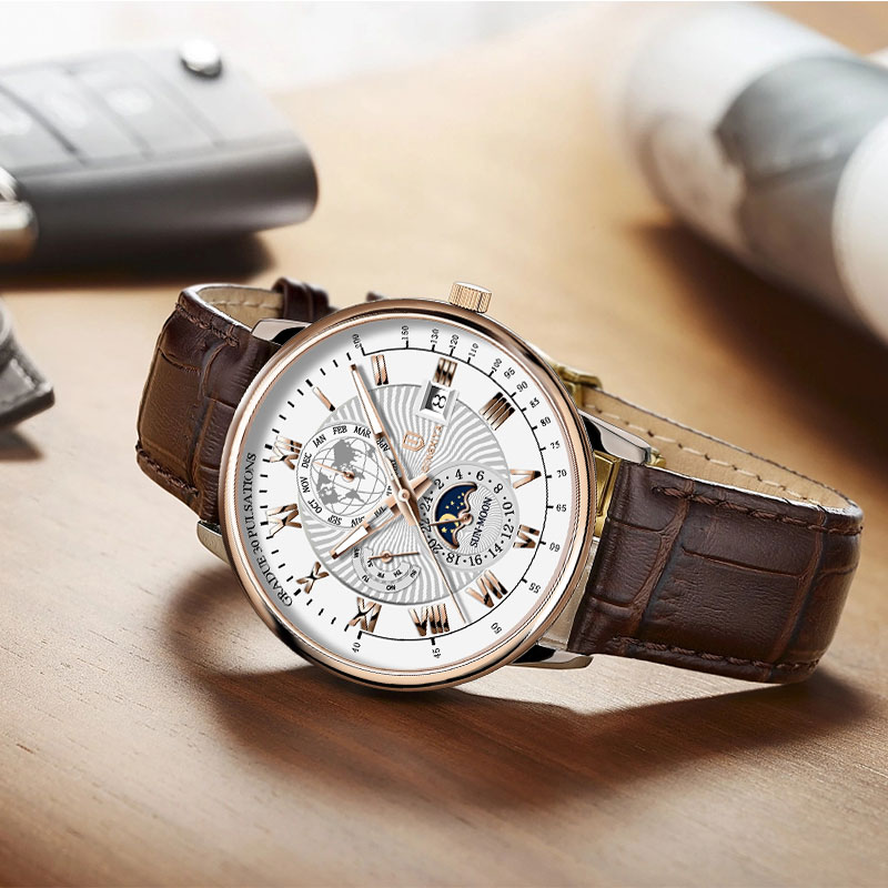 QINGXIYA Brand Fashion Leather - Luxury Watch And Price 리뷰 및 가격