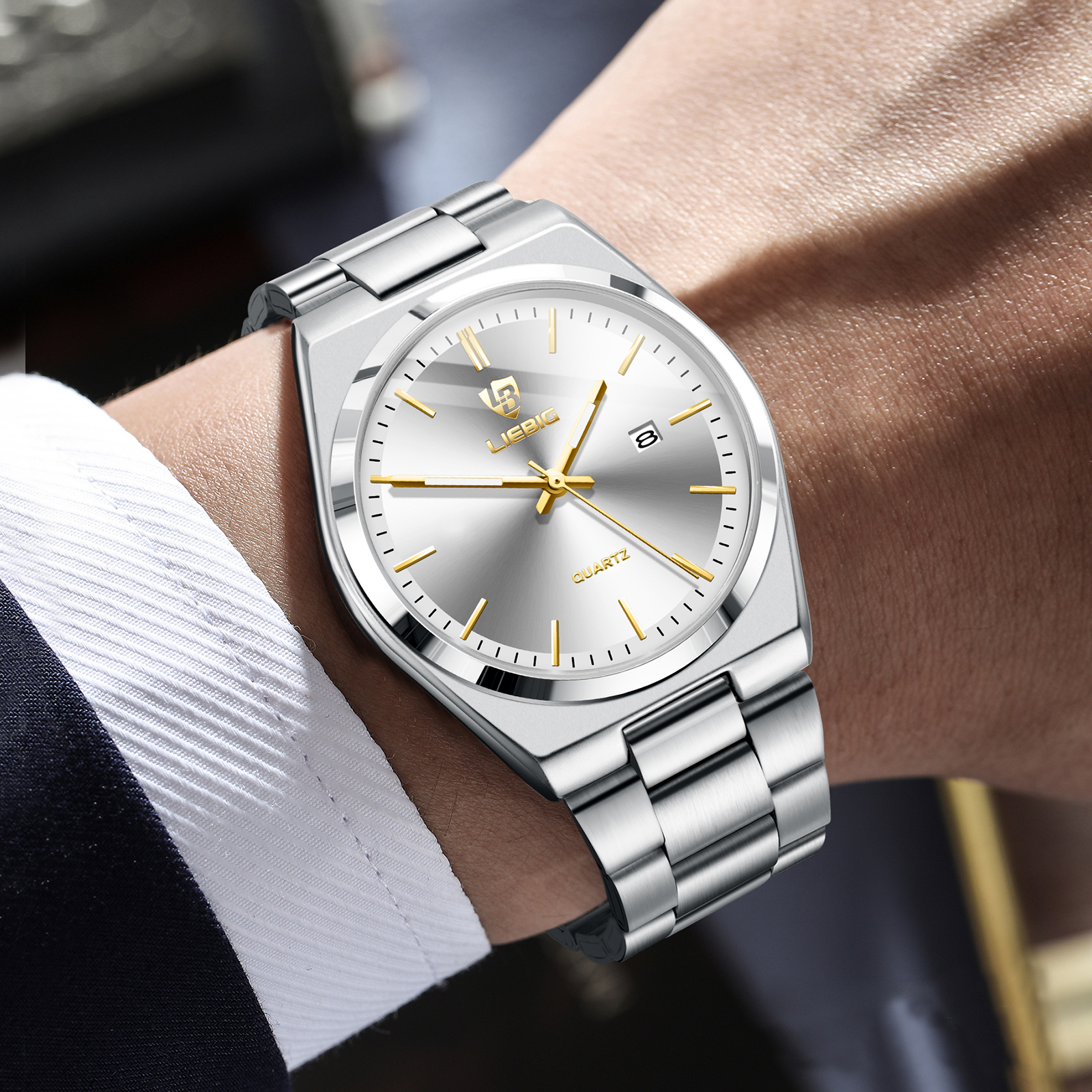LIEBIG Male Fashion Simple Sta - Luxury Watch List 리뷰 및 가격
