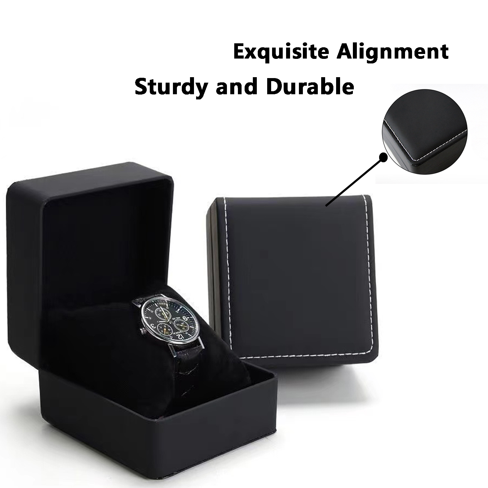 Lnofxas Black Single Watch Gif - Luxury Watch Travel Case 리뷰 및 가격