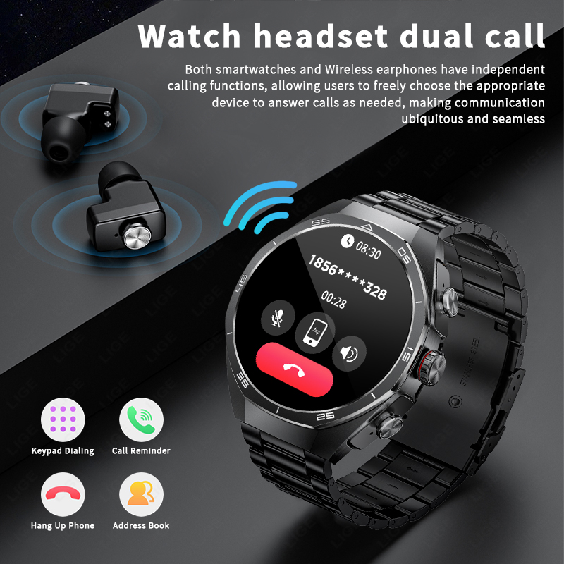 TWS Music Watches Earbuds Smar - Luxury Watch In The World 리뷰 및 가격