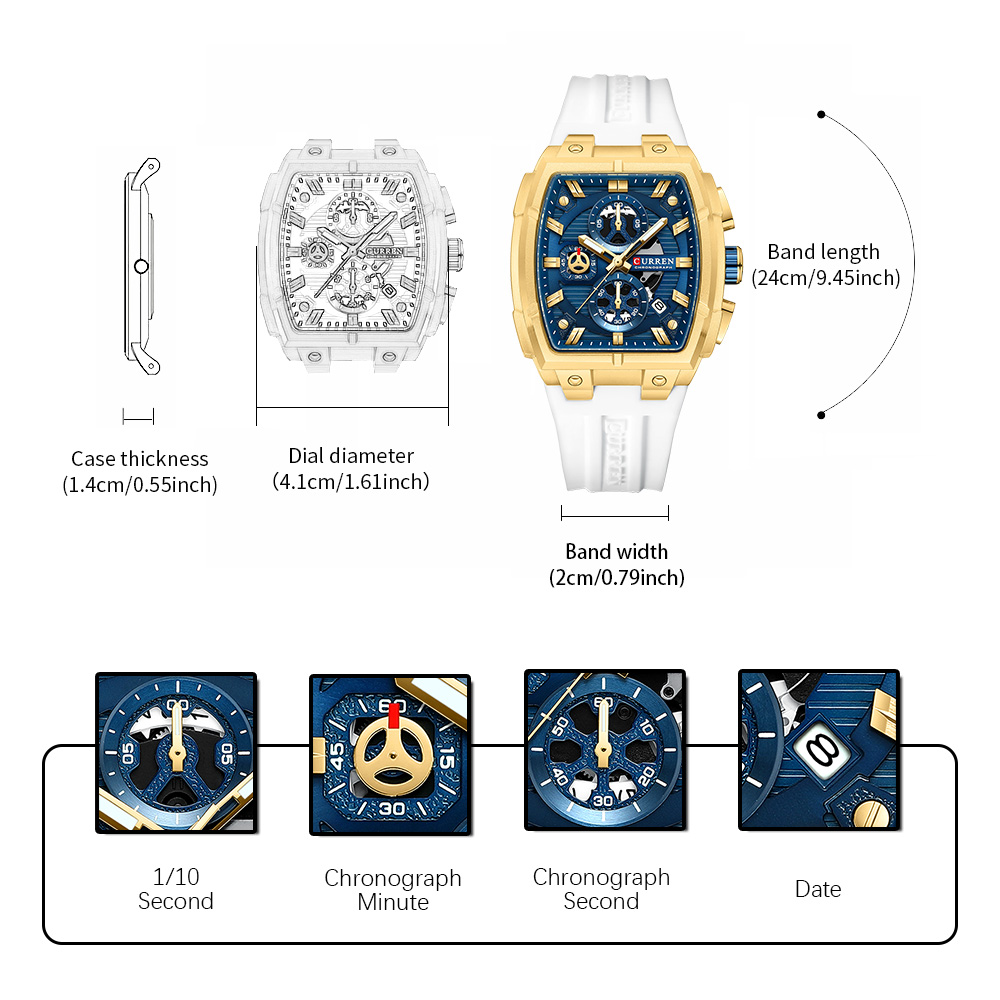 CURREN Luxury Vintage Watch fo - Luxury Watch Collection 리뷰 및 가격