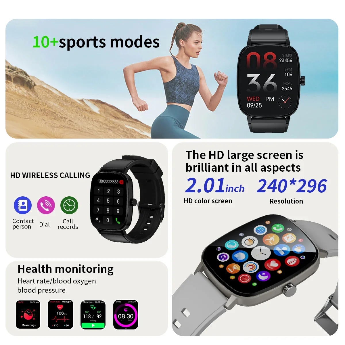 Electronic Smartwatches Wirele - Luxury Watch On Rubber Strap 리뷰 및 가격