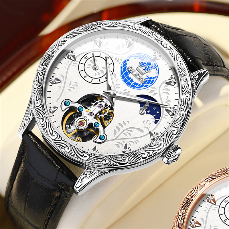 OLEVS Luxury Automatic Men's W - Luxury Watch Engraving 리뷰 및 가격