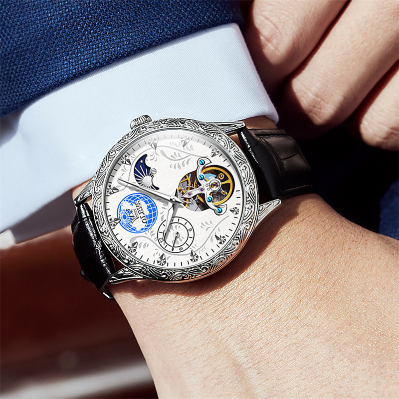 OLEVS Luxury Automatic Men's W - Luxury Watch Engraving 리뷰 및 가격