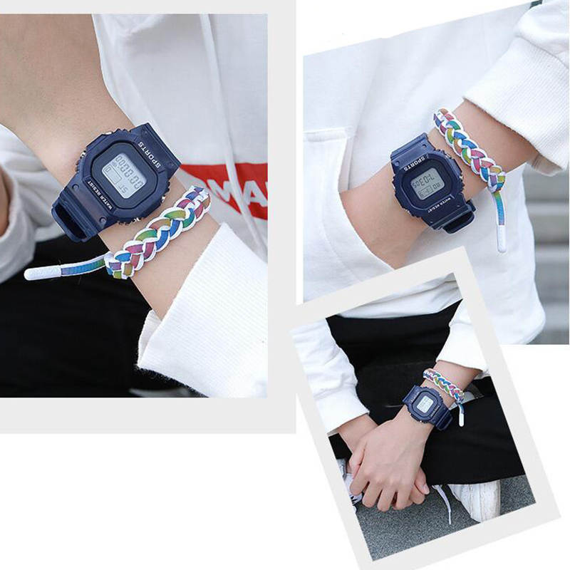 1/2pcs LED Sports Watch Set fo - Luxury Watch Kids 리뷰 및 가격