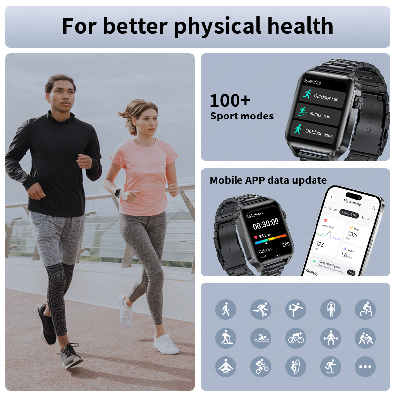 LIGE Smart Watch Sport Fitness - Luxury Watch In The World 리뷰 및 가격