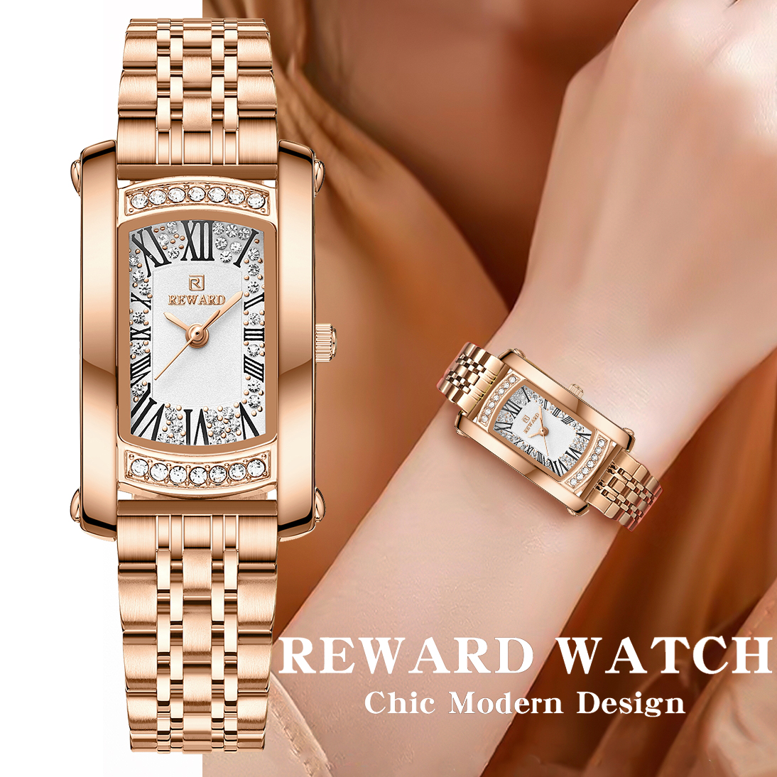 REWARD Rose Gold Quartz Watch  - Luxury Watch Kids 리뷰 및 가격