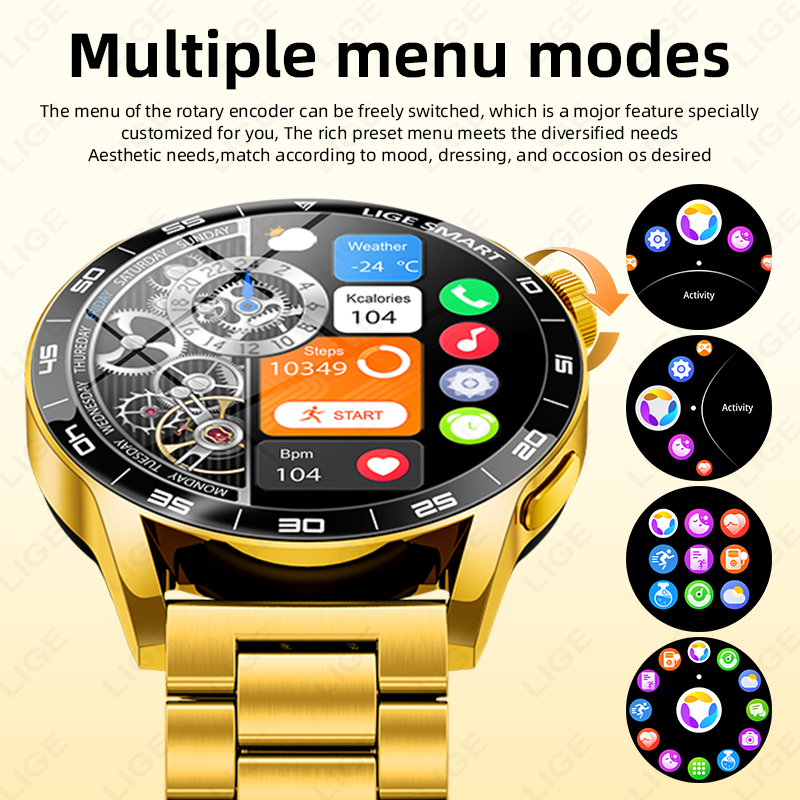 LIGE Luxury Smart Watch For Ma - Luxury Watch In The World 리뷰 및 가격