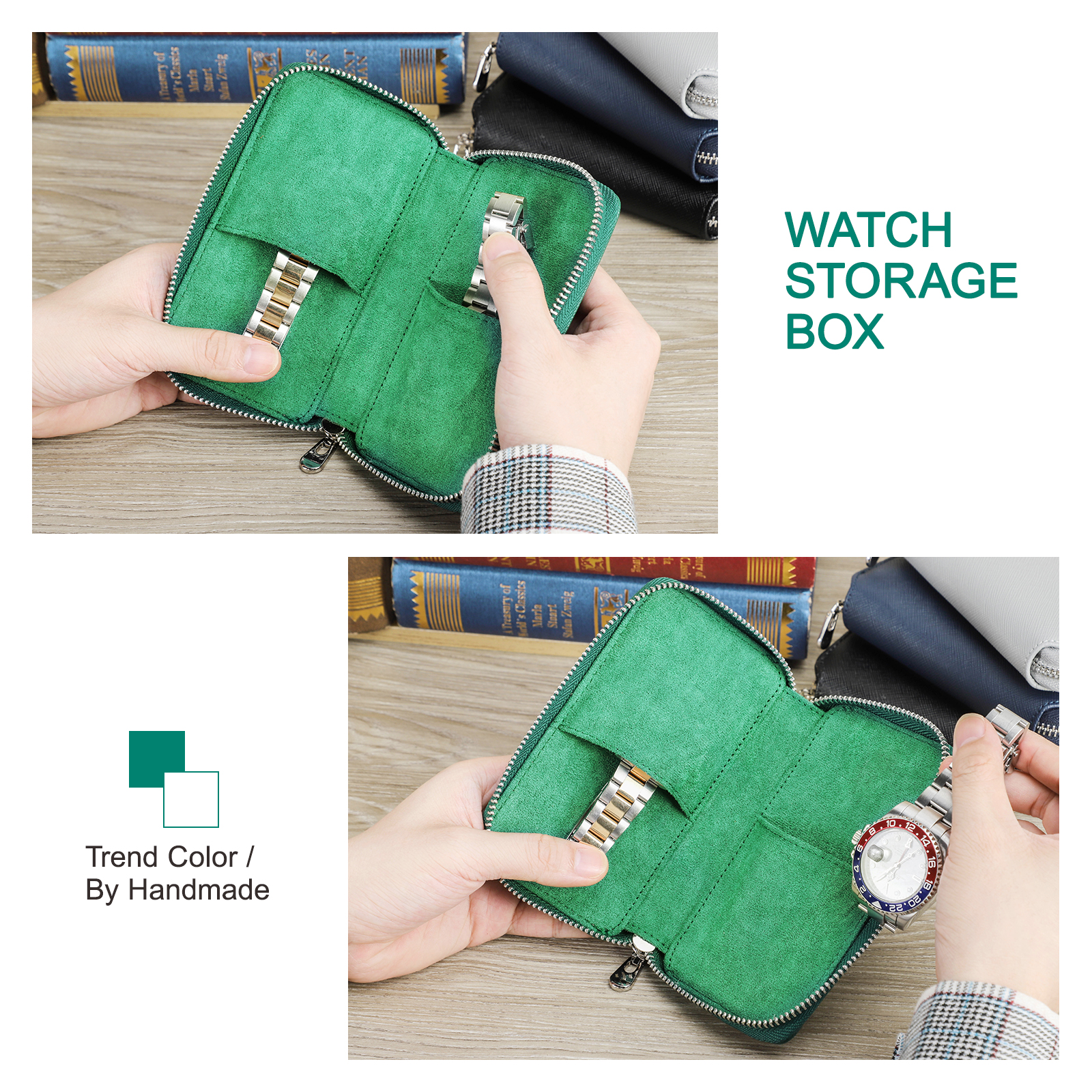 CONTACTS FAMILY Luxury Pouch w - Luxury Watch Travel Case 리뷰 및 가격