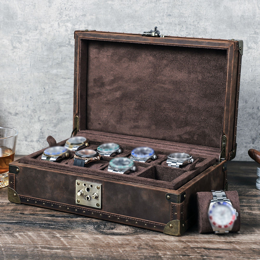 CONTACT'S FAMILY 8 Leather Cus - Luxury Watch Travel Case 리뷰 및 가격