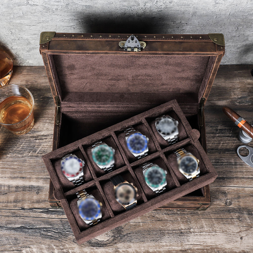CONTACT'S FAMILY 8 Leather Cus - Luxury Watch Travel Case 리뷰 및 가격