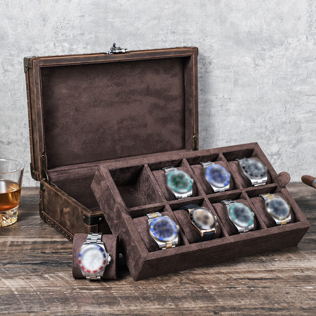 CONTACT'S FAMILY 8 Leather Cus - Luxury Watch Travel Case 리뷰 및 가격