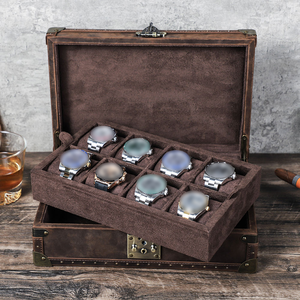 CONTACT'S FAMILY 8 Leather Cus - Luxury Watch Travel Case 리뷰 및 가격