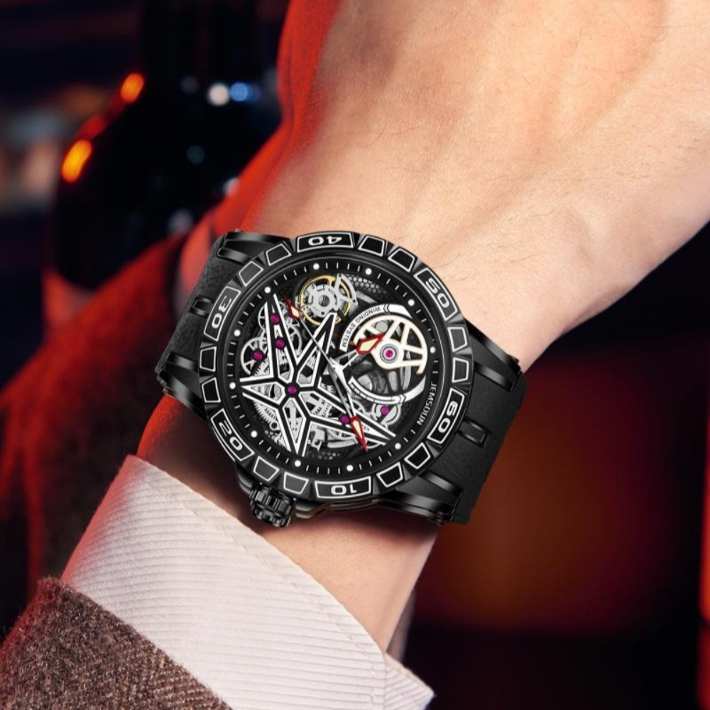 Creative 3D Quartz Watches Men - Luxury Watch Engraving 리뷰 및 가격