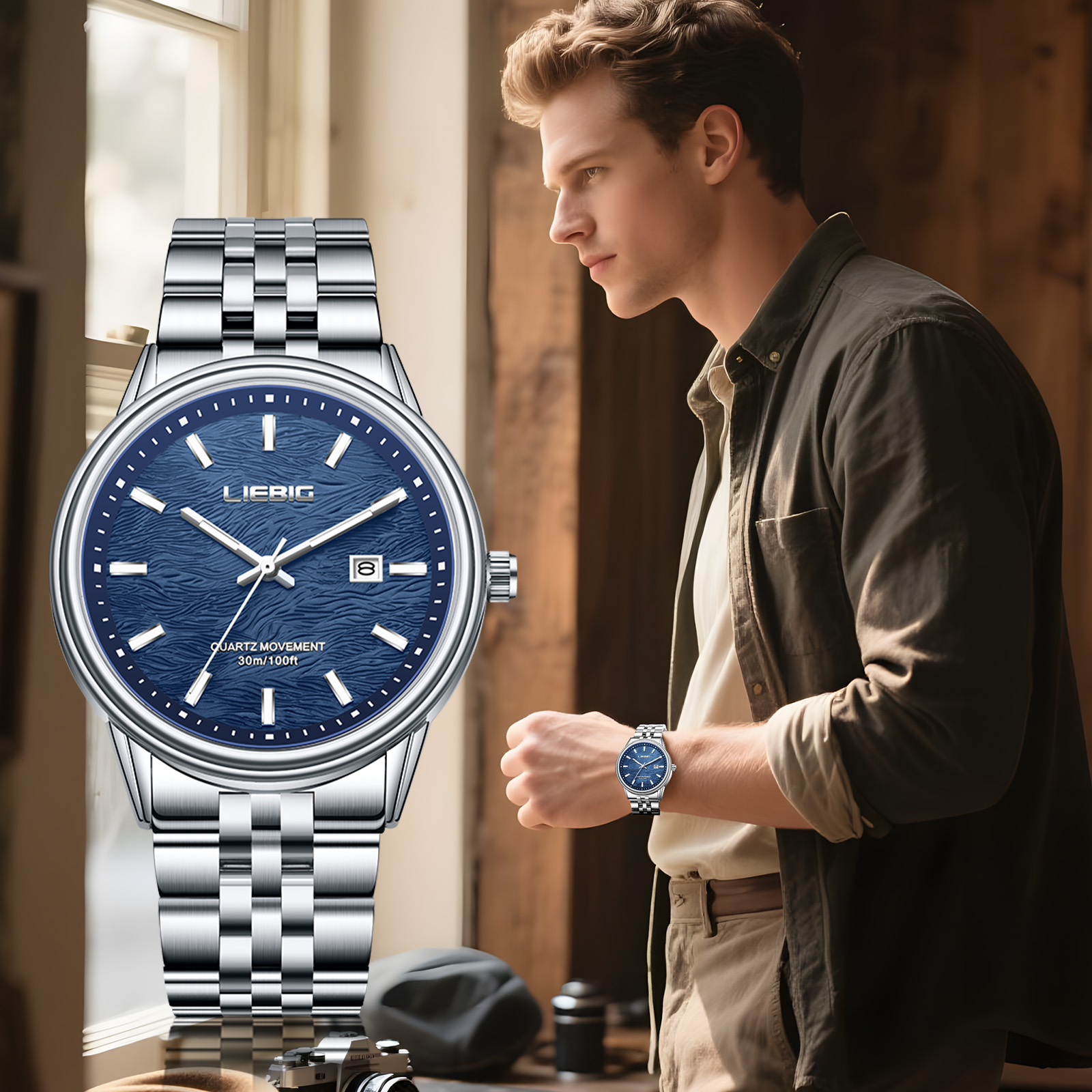 LIEBIG New Stainless Steel Str - Luxury Watch List 리뷰 및 가격