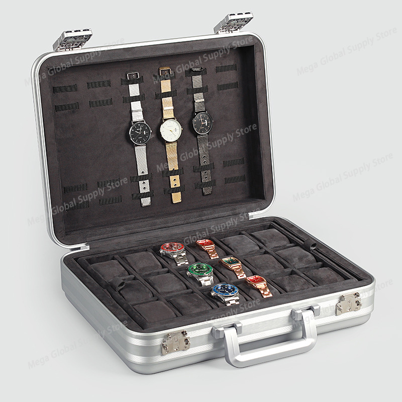 Aluminum Luxury Watch Box Larg - Luxury Watch Travel Case 리뷰 및 가격