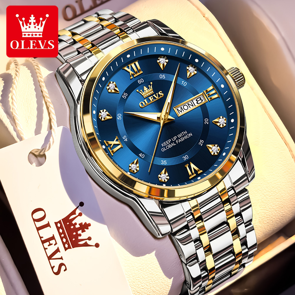 OLEVS Brand Fashion men's watc - Luxury Watch Men 리뷰 및 가격