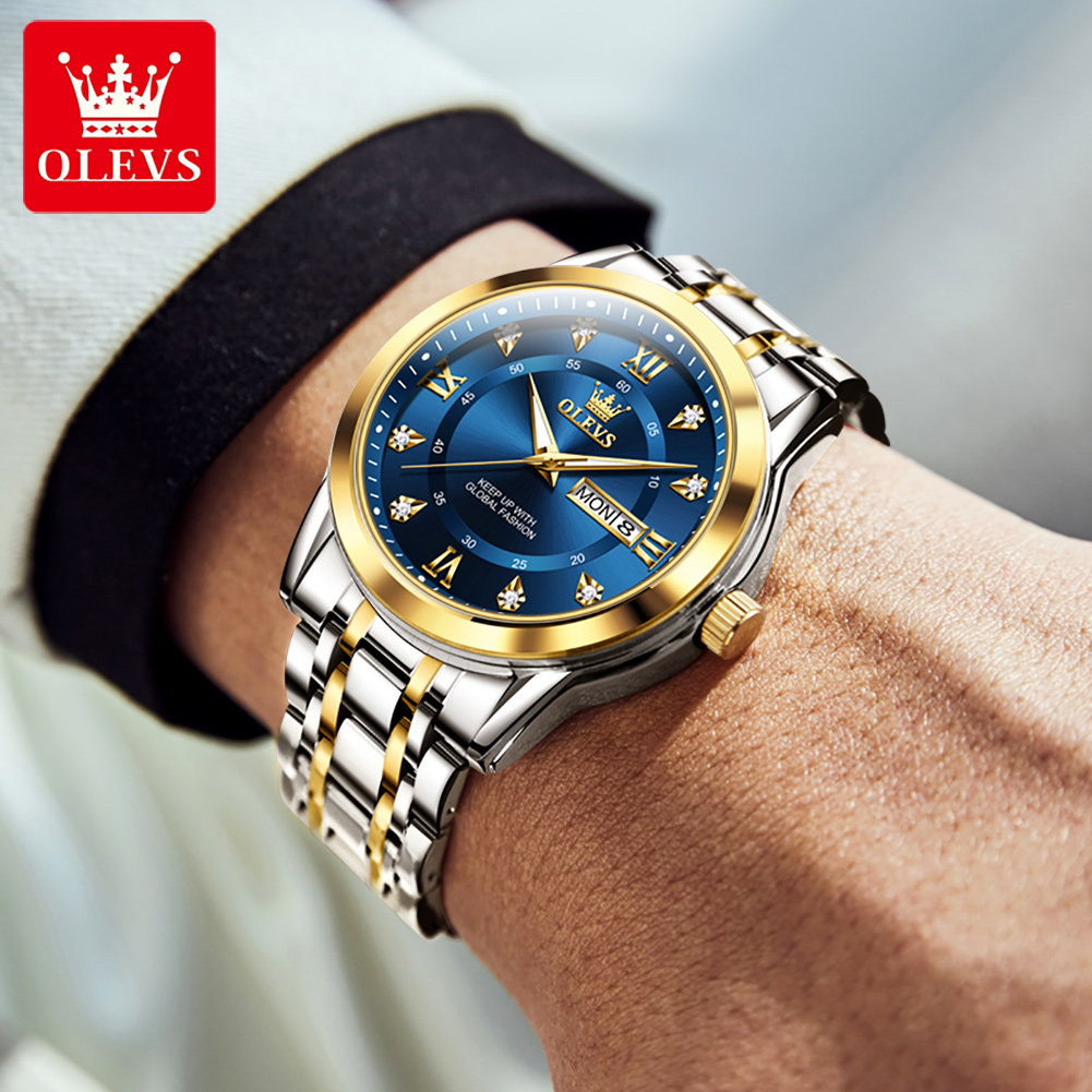 OLEVS Brand Fashion men's watc - Luxury Watch Men 리뷰 및 가격