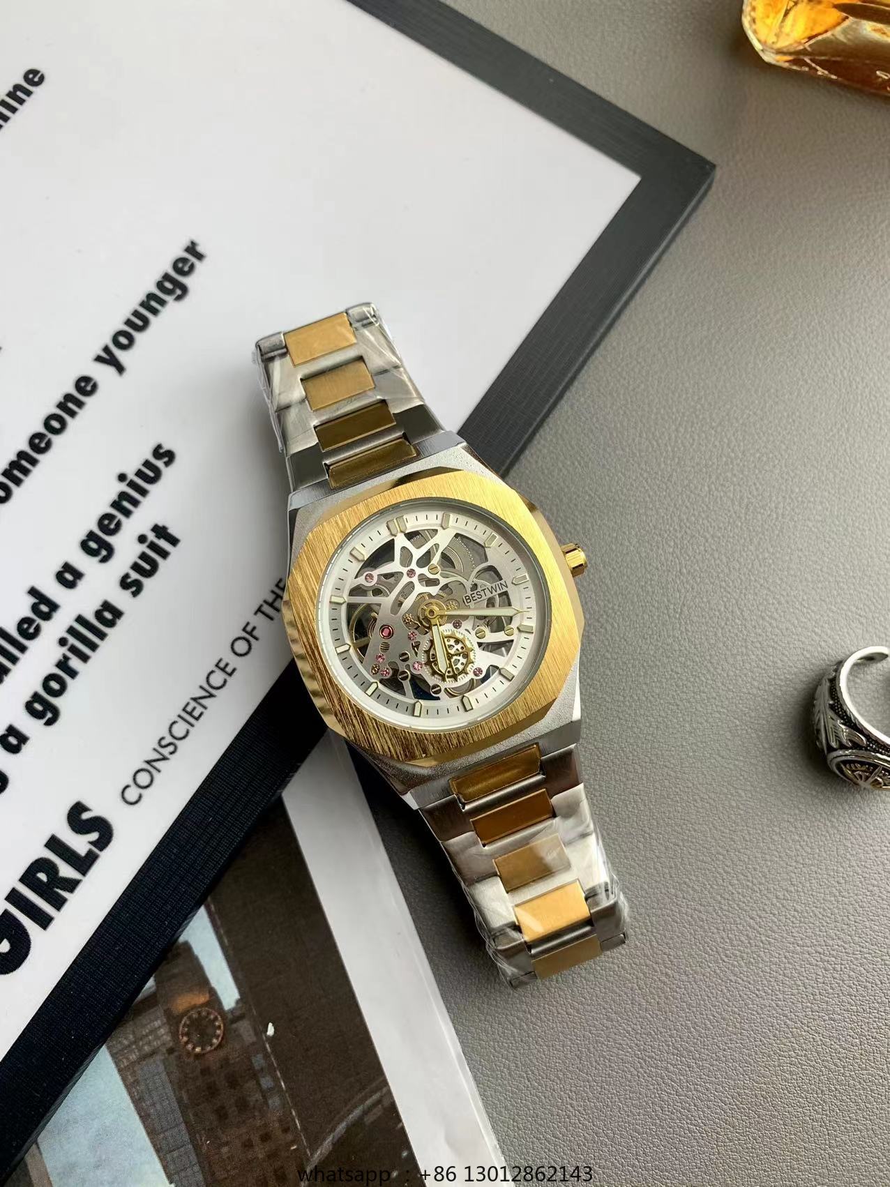 Steel strip waterproof persona - Luxury Watch Gold 리뷰 및 가격
