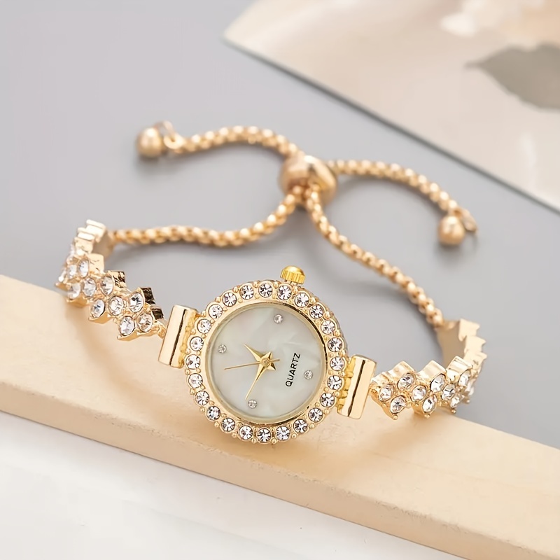 1 piece of elegant women's qua - Luxury Watch Gold 리뷰 및 가격