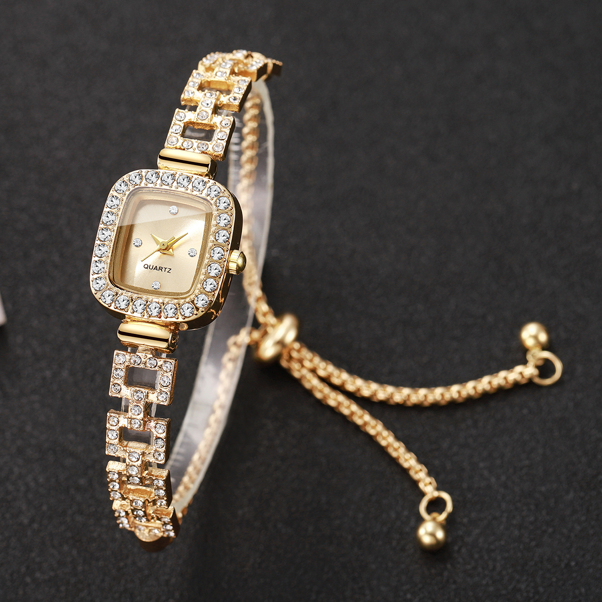 Luxury Rhinestone Bracelet Str - Luxury Watch Travel Case 리뷰 및 가격