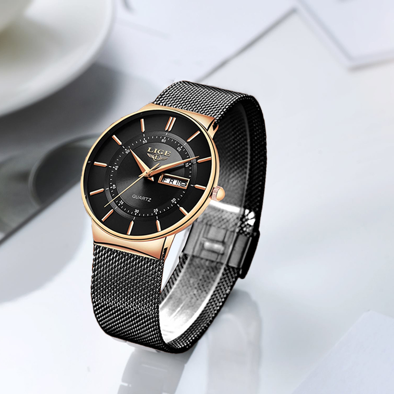 LIGE Women Watches Luxury Bran - Luxury Watch Travel Case 리뷰 및 가격