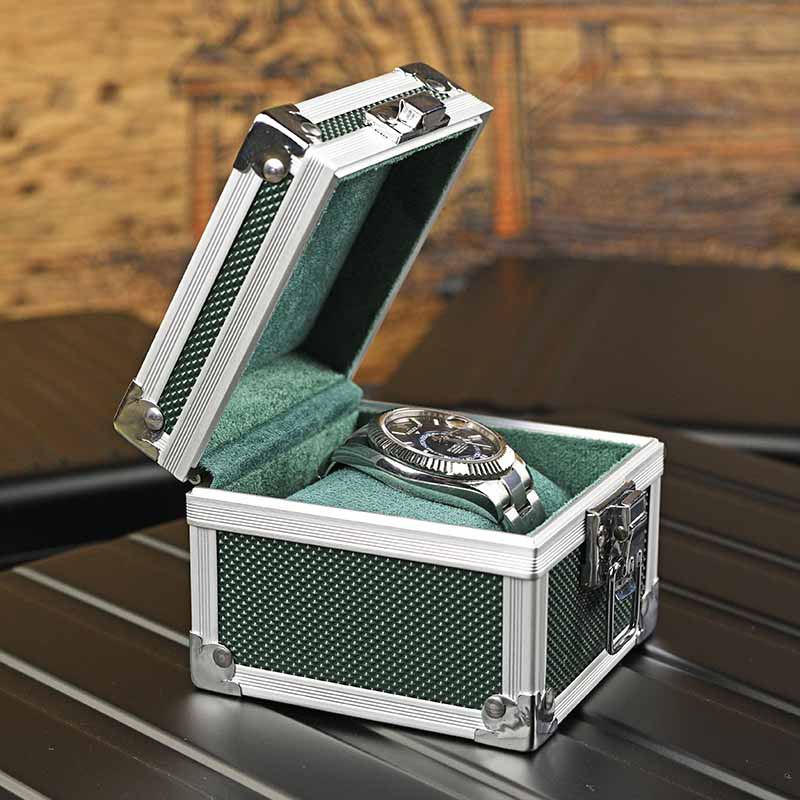 Portable Aluminum Watch Boxes  - Luxury Watch Travel Case 리뷰 및 가격