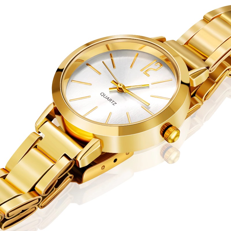 2pcs Set Watch Luxury Women Si - Luxury Watch Gold 리뷰 및 가격