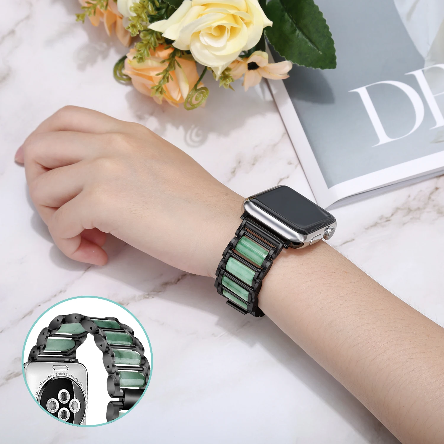 Emerald Jewellery+Metal Strap  - Luxury Watch E Jewellery 리뷰 및 가격