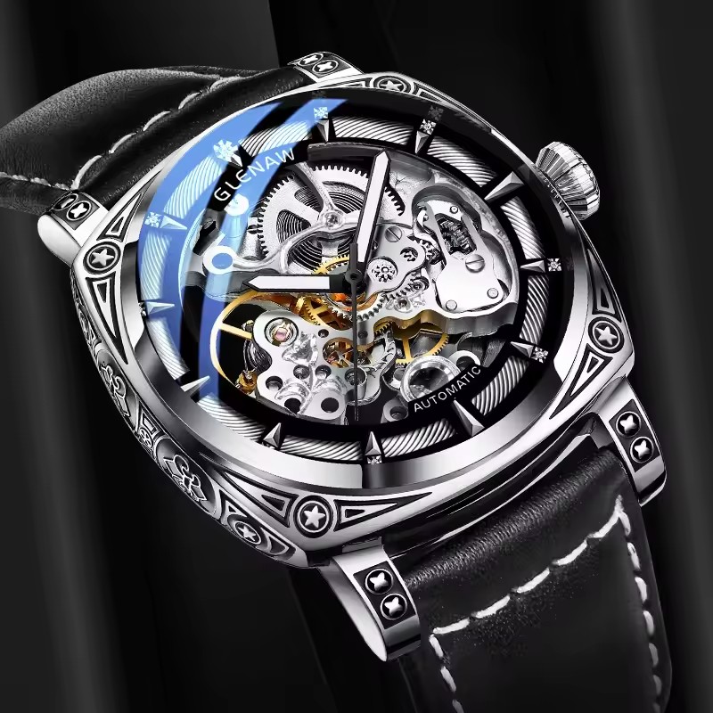 GLENAW Men Watches Top Brand L - Luxury Watch Engraving 리뷰 및 가격